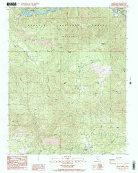 Download a high-resolution, GPS-compatible USGS topo map for Luckett Mtn, CA (1987 edition)