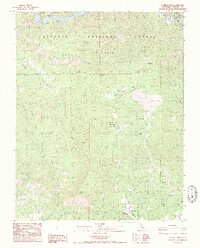 preview thumbnail of historical topo map of Fresno County, CA in 1987
