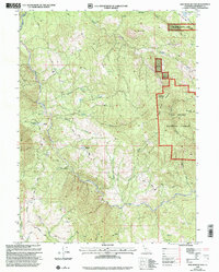 Download a high-resolution, GPS-compatible USGS topo map for Mad River Buttes, CA (2001 edition)