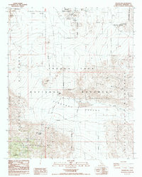 Download a high-resolution, GPS-compatible USGS topo map for Malapai Hill, CA (1988 edition)
