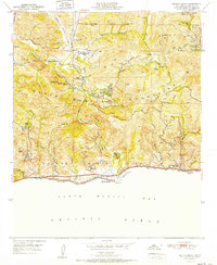 preview thumbnail of historical topo map of Los Angeles County, CA in 1951