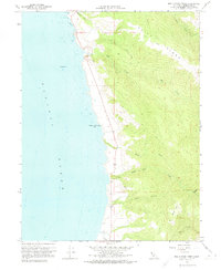preview thumbnail of historical topo map of Mendocino County, CA in 1960