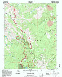 Download a high-resolution, GPS-compatible USGS topo map for Mammoth Mtn, CA (1997 edition)