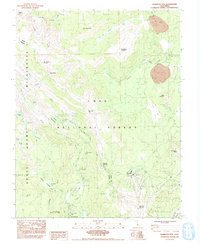 Download a high-resolution, GPS-compatible USGS topo map for Mammoth Mtn, CA (1992 edition)