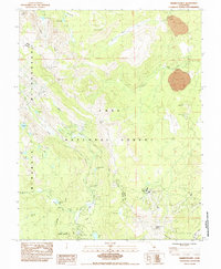 Download a high-resolution, GPS-compatible USGS topo map for Mammoth Mtn, CA (1984 edition)