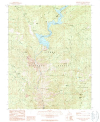 preview thumbnail of historical topo map of Madera County, CA in 1990