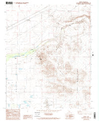 Download a high-resolution, GPS-compatible USGS topo map for Manix, CA (1993 edition)