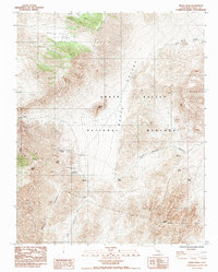 Download a high-resolution, GPS-compatible USGS topo map for Manly Peak, CA (1985 edition)