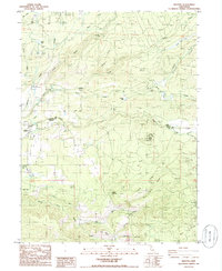 Download a high-resolution, GPS-compatible USGS topo map for Manton, CA (1986 edition)