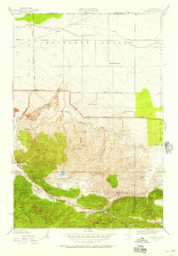 preview thumbnail of historical topo map of Los Angeles County, CA in 1950