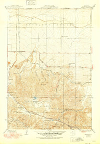 Download a high-resolution, GPS-compatible USGS topo map for Manzana, CA (1951 edition)
