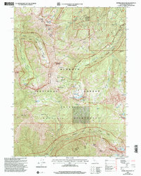 Download a high-resolution, GPS-compatible USGS topo map for Marble Mountain, CA (2004 edition)