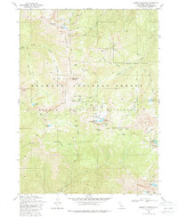 Download a high-resolution, GPS-compatible USGS topo map for Marble Mountain, CA (1988 edition)