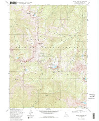 preview thumbnail of historical topo map of Siskiyou County, CA in 1980