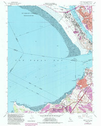 Download a high-resolution, GPS-compatible USGS topo map for Mare Island, CA (1985 edition)