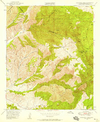Download a high-resolution, GPS-compatible USGS topo map for Margarita Peak, CA (1958 edition)