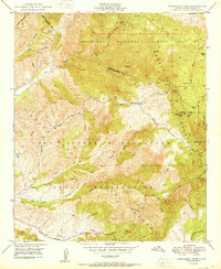 Download a high-resolution, GPS-compatible USGS topo map for Margarita Peak, CA (1950 edition)