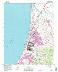 Download a high-resolution, GPS-compatible USGS topo map for Marina, CA (1995 edition)
