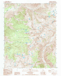 Download a high-resolution, GPS-compatible USGS topo map for Marion Peak, CA (1995 edition)
