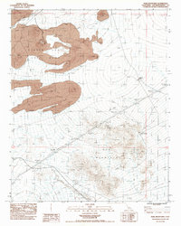 Download a high-resolution, GPS-compatible USGS topo map for Marl Mountains, CA (1983 edition)
