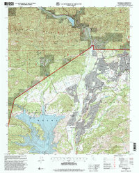 preview thumbnail of historical topo map of Ventura County, CA in 1995