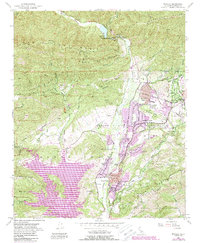 Download a high-resolution, GPS-compatible USGS topo map for Matilija, CA (1989 edition)