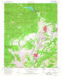 Download a high-resolution, GPS-compatible USGS topo map for Matilija, CA (1968 edition)