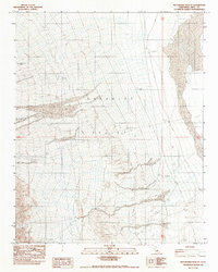 preview thumbnail of historical topo map of Inyo County, CA in 1982