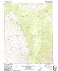preview thumbnail of historical topo map of Inyo County, CA in 1979