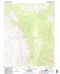 Download a high-resolution, GPS-compatible USGS topo map for Mazourka Peak, CA (1995 edition)