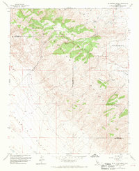 preview thumbnail of historical topo map of Kern County, CA in 1959