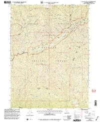 Download a high-resolution, GPS-compatible USGS topo map for Medicine Mountain, CA (2004 edition)
