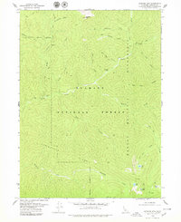 preview thumbnail of historical topo map of Siskiyou County, CA in 1978