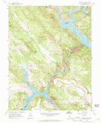 Download a high-resolution, GPS-compatible USGS topo map for Melones Dam, CA (1969 edition)