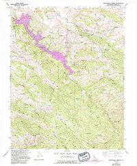 Download a high-resolution, GPS-compatible USGS topo map for Mendenhall Springs, CA (1994 edition)