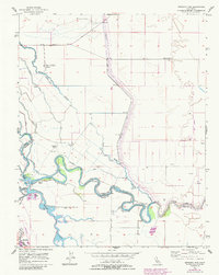 Download a high-resolution, GPS-compatible USGS topo map for Mendota Dam, CA (1984 edition)