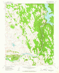 preview thumbnail of historical topo map of Mariposa County, CA in 1962
