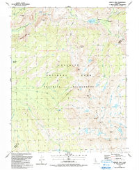 Download a high-resolution, GPS-compatible USGS topo map for Merced Peak, CA (1990 edition)