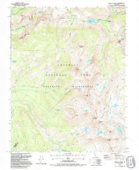 Download a high-resolution, GPS-compatible USGS topo map for Merced Peak, CA (1995 edition)