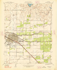 Download a high-resolution, GPS-compatible USGS topo map for Merced, CA (1948 edition)