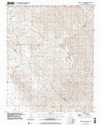 preview thumbnail of historical topo map of Fresno County, CA in 2000