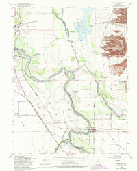 Download a high-resolution, GPS-compatible USGS topo map for Meridian, CA (1984 edition)