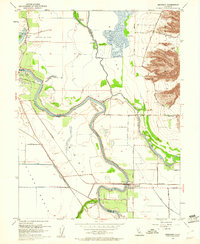 Download a high-resolution, GPS-compatible USGS topo map for Meridian, CA (1961 edition)