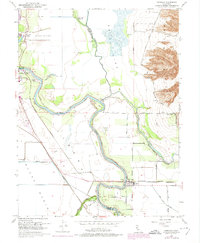 Download a high-resolution, GPS-compatible USGS topo map for Meridian, CA (1974 edition)