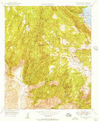 Download a high-resolution, GPS-compatible USGS topo map for Mesa Grande, CA (1956 edition)