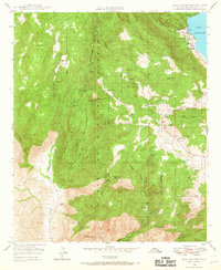 Download a high-resolution, GPS-compatible USGS topo map for Mesa Grande, CA (1967 edition)