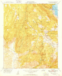 Download a high-resolution, GPS-compatible USGS topo map for Mesa Grande, CA (1949 edition)