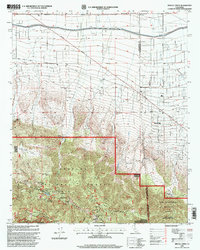 preview thumbnail of historical topo map of Los Angeles County, CA in 1995