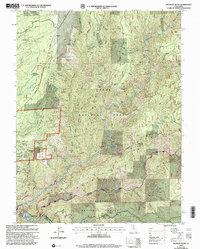 Download a high-resolution, GPS-compatible USGS topo map for Michigan Bluff, CA (2003 edition)