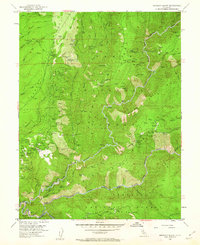Download a high-resolution, GPS-compatible USGS topo map for Michigan Bluff, CA (1962 edition)